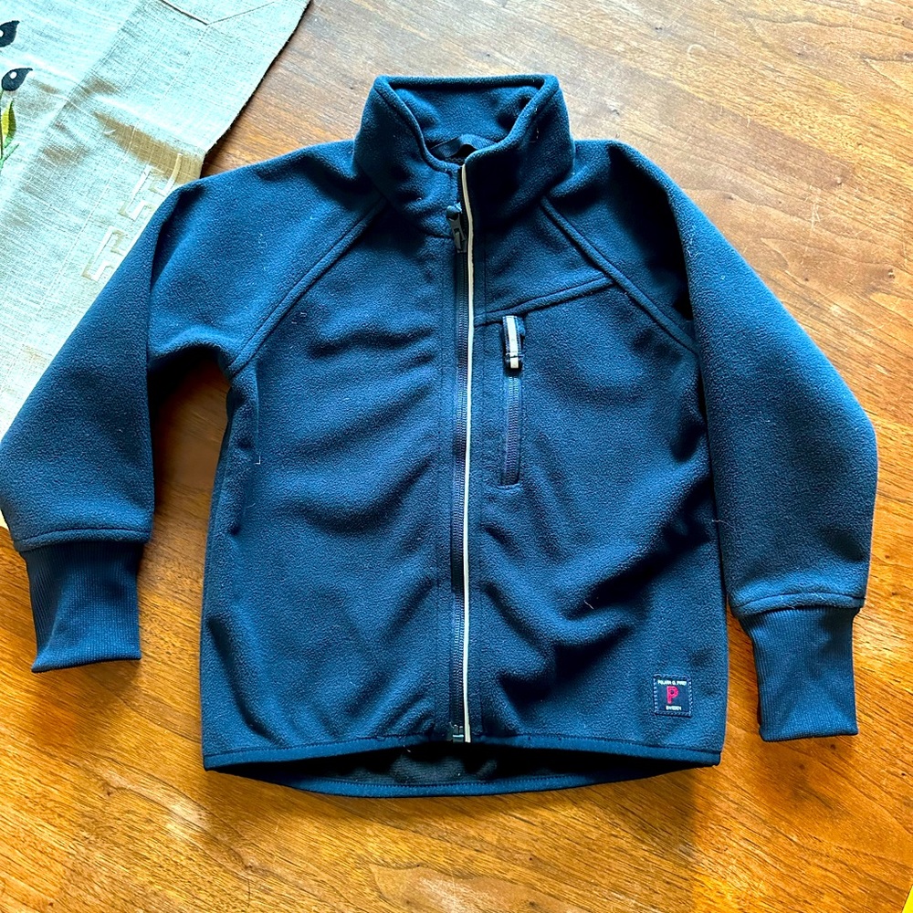 Polarn O. Pyret Eco Wind Fleece Jacket, size 2T-3T, like-new condition